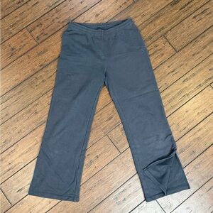 Vuori Sedona Wide-leg Sweatpants size Large Charcoal/Navy